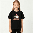 thumbnail image 2 of You Make Miso Happy Girls Graphic Tee, Cute Sushi Food Pun 100% Cotton Kids Short Sleeve T-Shirt, 2 of 5