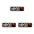 thumbnail image 3 of Cateissary Reloj de pared clásico ABS - Temporizador digital LED 15 grandes opciones de ubicación Alimentado por batería Negro+Blanco+Rojo Type1 NO1, 3 of 6