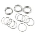 thumbnail image 1 of Hamineler 30 PCS Anillos redondos soldados con junta tórica de acero inoxidable para cinturón de camping Correas para perros Accesorios de equipaje (ID de 3 mm a 50 mm), 1 of 1
