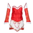 thumbnail image 4 of Game Enchantress Elf Fairy Cosplay Disfraz Traje Traje Sunnimix Vestido de cosplay oficial de policía, 4 of 8