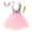 Pink, variant on Easter Outfits for Girls Sleeveless Tutu Tulle Dresses and Headband Set Dress up Performance Stage Outfit 8-9 Years Girls Clothes
