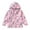 O-Pink2766, variant on CUZIBR Kids Coats Fall Jacket Girls Hooded Flower Prints Toddler Outwear Windproof Warm Thick Girls Coats Jacket Cozy Dailywear For Child
