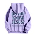 thumbnail image 5 of WILLBEST Sudaderas Navideñas ¿Conoces El Suéter con Estampado De Coco De Color Sólido para Otoño e Invierno para Hombre y Mujer, Suéter con Capucha De Manga Larga y Bolsillo? Mediana​​, 5 of 5