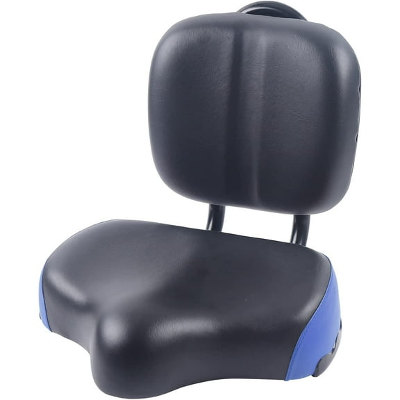 Bike Seat Bike Seat for Men and Women Comfortable Extra Wide Bicycle Seat Bike Saddle Comfort Soft Back Rest Cushion for Tricycle Mountain Exercise Bike