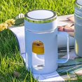 thumbnail image 4 of SUNSIOM Glass Tea Cups Clear Tea Infuser Cup Durable High Temperature Resistance Tea Mug with Infuser, 4 of 6