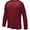 Dark Red, variant on Men's Legend Long Sleeve Performance Shirt