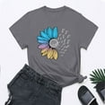thumbnail image 6 of Tittly Womens T Shirts Womens Tops Casual Plus Size Shirts for Women Womens Fashion Workout T Shirts Athletic Plus Size Tops Summer Trendy Clothes 2025 Short Sleeve Spring Tee Gray, 6 of 9