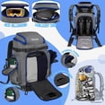 thumbnail image 3 of Sport and Travel Duffel Bag, Boot Bag Backpack - 60 L - Waterproof Sport Bag for Travel Grey, 3 of 8