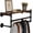 Black, variant on Wall Mounted Clothes Rack with Shelf,27" Industrial Pipe Clothing Rack with Shelf with Hanging Rod,Heavy Duty Iron Garment Rack Bar,Retail Display Clothes Rod for Laundry Room,Closet,Black