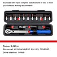 thumbnail image 4 of Quick-release Torque Wrench High Precise Torque Preset Wrenches 2-24N.m Torque Adjustable 1/4inch Ratchet Wrench Bike, 4 of 8