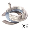 thumbnail image 1 of Colaxi 2-6pack Faucet Locknut Washer Set Replaces Accessories for Single Hole Faucet 6 Pcs, 1 of 8