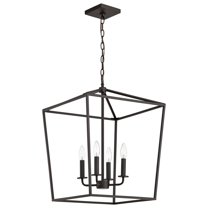 Nuvo Lighting Emma 4 Light Large Pendant Dark Bronze Finish - Dark Bronze