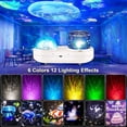 thumbnail image 2 of BR Ocean Light Proyector Luz Nocturna para Niños, Luz Nocturna para Bebé Giratoria 360° con 6 Películas, Temporizador y Luces Sensoriales, Luz Proyector de 6 Colores para Niños, 2 of 5