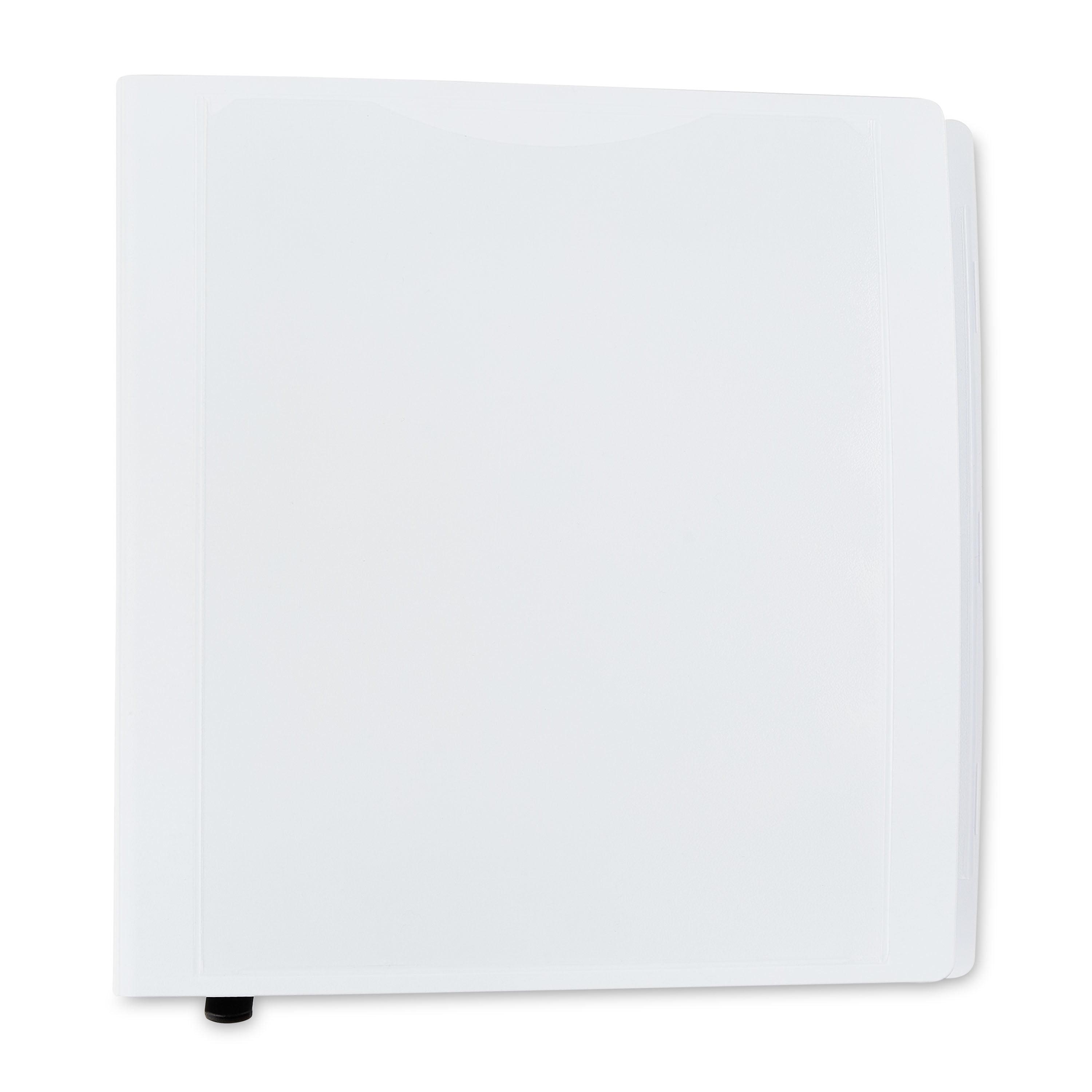 Pen+Gear Heavy Duty View 1.5" D-Ring Binder, White