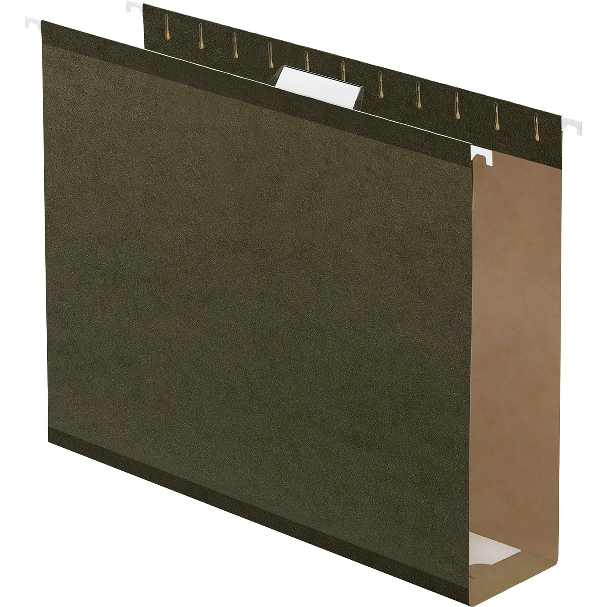 Pendaflex Reinforced 3" Extra Capacity Hanging Folders Letter Standard Green 25/Box 4152X3