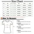 thumbnail image 3 of QUINDOS Cotton Linen Tshirt for Women Short Sleeve Summer Black Womens Casual Tops Party V-neck Floral Tops, 3 of 6