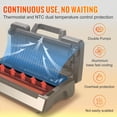 thumbnail image 3 of KFFKFF Vacuum Packaging Device, 90Kpa 130W with Dual Pump & Seal, Suitable for Dry & Moist Goods, Features Auto & Manual Modes, Includes Built-in Blade, Seal Bags, and External Hose, 3 of 9