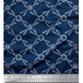 thumbnail image 1 of Soimoi polyester Crepe Fabric Dots & Circle Geometric Decor Fabric Printed Yard 42 Inch Wide, 1 of 1