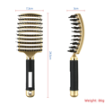 thumbnail image 3 of Peine de masaje de cerdas curvas grandes, peine multifunción para cabello rizado, peine de forma de arco curvado para cabello rizado, 3 of 6