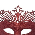 thumbnail image 5 of Honeeladyy Masquerade Mask for Women, Vintage Carnival Masks Half Mardi Gras Mask Fancy Carnival Masks for Dress Party, Prom, Role-playing (Red), 5 of 5