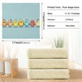 thumbnail image 3 of Colorful Chicken Stay in Line Dish Cloths Dish Towels Cleaning Cloths Quick Drying Reusable 11" x 11" Set of 6, 3 of 9