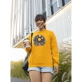 thumbnail image 2 of Ghost Festival Zhong Yuan Jie Sweatshirt Women -Image by Shutterstock, Female XX-Large, 2 of 4