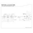 thumbnail image 5 of Kingston Brass KS7126AL 8-Inch Center Wall Mount Bathroom Faucet, Polished Nickel, 5 of 5
