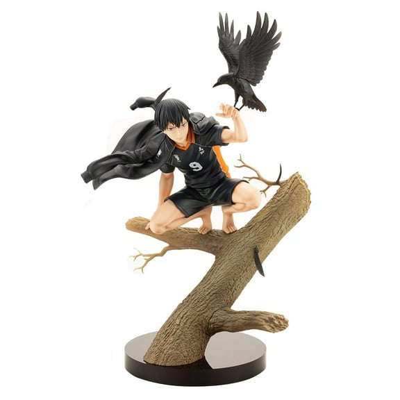 Tobio Kageyama Figure Anime Oikawa Tooru Action Figure Tree Stump Crow Collectible Desktop Ornaments