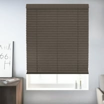 Chicology Cordless Faux Wood Blinds, Umber Textured (2.5" Slat), 21.5"W X 72"H