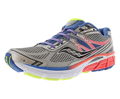 Saucony Women's Omni 14 Running Shoe, Silver/Blue/Coral, 7 M US -  Walmart.com