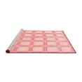 thumbnail image 2 of Ahgly Company Machine Washable Indoor Rectangle Checkered Red Modern Area Rugs, 8' x 10', 2 of 4