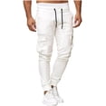 thumbnail image 4 of Giftesty Men Pants Clearance,Men Summer Casual Short Cargo Sport Jogger Jogging Long Sports Pants, 4 of 8