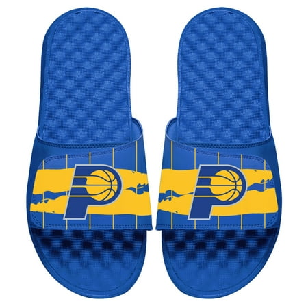 

Men s ISlide Royal Indiana Pacers 2020/21 City Edition Paint Stripe Slide Sandals
