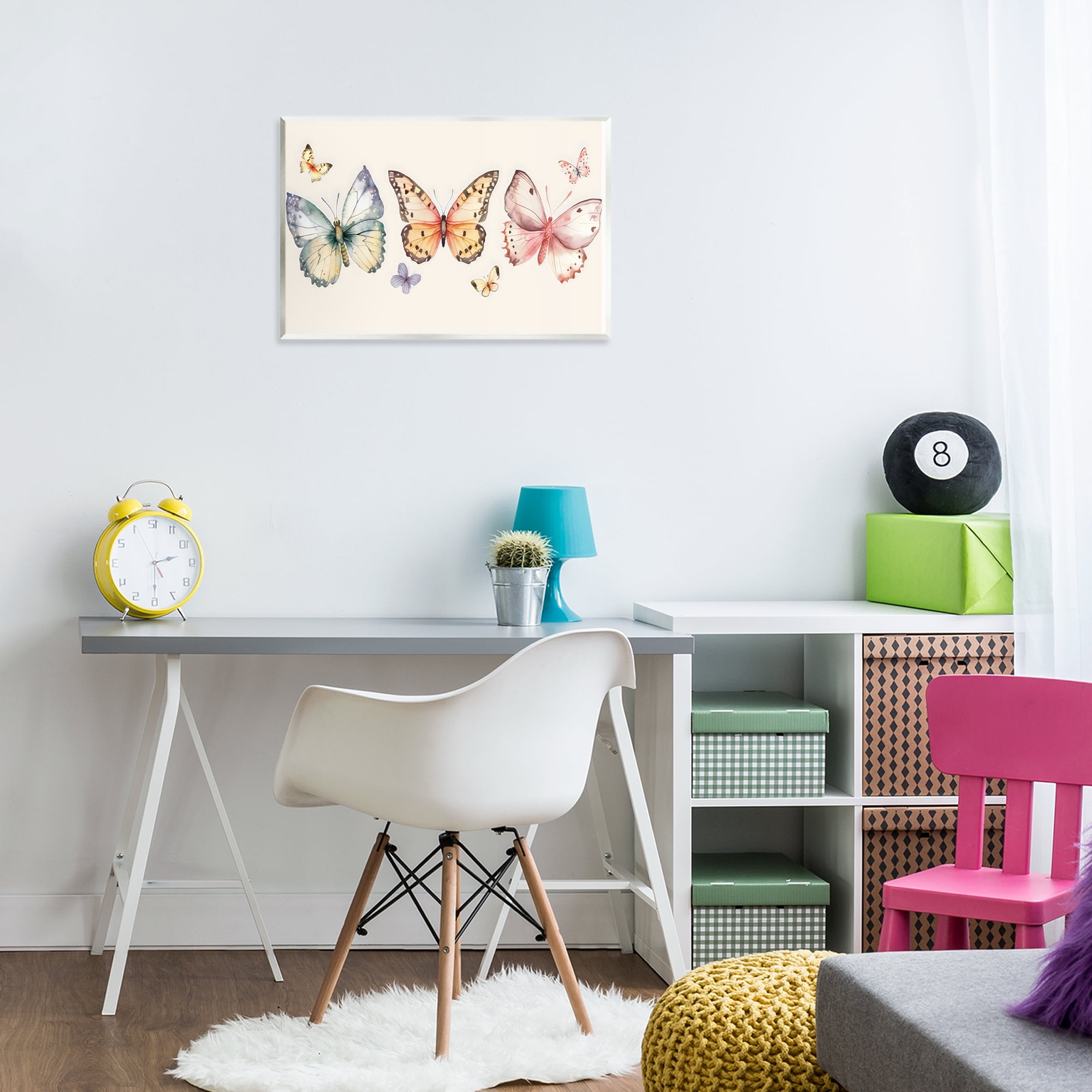Stupell Industries Graceful Butterfly Trio Wall Plaque Art, design by Creative Studio