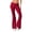 Red, variant on Sngxgn Women's High Waist Wide Leg Cargo Pants with Pockets Casual Fit Stretch Leggings Gym Sweatpants(Red,M)