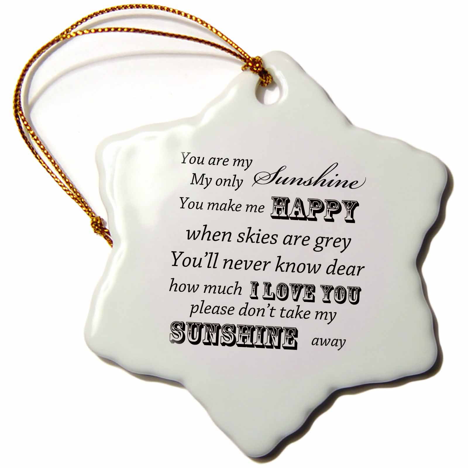 "You'll never know dear how much I Love You" Glass Sun Catcher Great Gift 