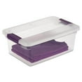 thumbnail image 5 of Sterilite 27 Qt Storage Container, 6 Pack, and 15 Qt Latch Tote, 12 Pack, 5 of 10