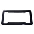 thumbnail image 4 of 1X Housse de Plaque d'Immatriculation en Fibre de Carbone Noire, Cadre, Étiquette, Protection, Support, Ajustement Standard, 4 of 5