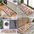 thumbnail image 6 of Pioneer Flower Floral Print Pattern Kitchen Rug Mat,Kitchen Runner Rugs Non Skid Washable,Decorative Kitchen Floor Mats for Kitchen,Sink,Laundry,17"x47.2", 6 of 7