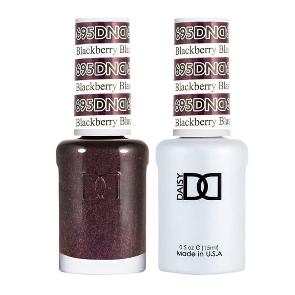 DND 695 Blackberry Blast Gel & Matching Polish Set - DND Gel & Lacquer
