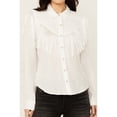 thumbnail image 4 of Idyllwind Women's Fringe Long Sleeve Snap Western Shirt White X-Small  US, 4 of 5
