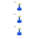 thumbnail image 5 of sweethay Paquete de 3 Boquilla de regadera Aspersor Flor Agua Aspersión Botella Cabeza Hogar Jardín Césped Patio Irrigación Azul Type1 NO1, 5 of 6