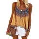 thumbnail image 1 of Camiseta sin mangas con estampado,Camiseta sin mangas con cuello redondo y tirantes finos Camiseta sin mangas informal Camiseta sin mangas con estampado de cuello redondo Funcionamiento suave, 1 of 5