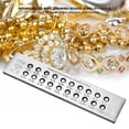 thumbnail image 4 of Clina Gold And Silver Pull Board Round Holes Wire Drawing Board Metal Drawplate Jewelry Tools Decorations Accessory, 4 of 8