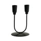 thumbnail image 2 of Wrought Iron U-Shaped Double-Headed Metal Candlestick Dining Table Candlestick Scandinavia Uncomplicated Luxurious Decorative Ornament, 2 of 6