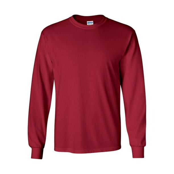 Gildan - Gildan - Ultra Cotton Long Sleeve T-Shirt - 2400 - Walmart.com ...