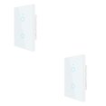 thumbnail image 4 of Tholdsy Interruptor táctil inteligente WIFI sin cable neutro 110V220V tuya APP RF433 control remoto control de voz interruptor de luz interruptor Type1 NO1, 4 of 6