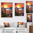 thumbnail image 4 of Designart "Pop Art Maui I" Cityscapes Floater Framed Canvas Print, 4 of 7