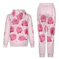 thumbnail image 2 of Cartoon Kirby Game Unisex Hoodies And Sweatpants Set Sweatshirts Jogger Pants Hooded Hoody Tracksuits Set Suit Winter Daily Adult Sweatsuit 2 Pcs, 2 of 9