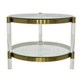 thumbnail image 1 of Table d'appoint Clemensia en or, 1 of 3